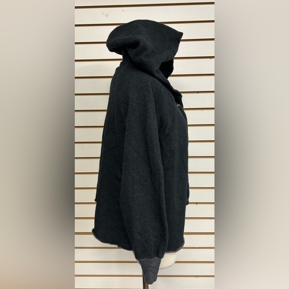 Wildfox Couture Hutton Lace Up Sweater - Size Small - Gray‎ - Picture 3 of 8